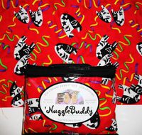 'NUGGLEBUDDY Microwaveable Moist Heat & Aromatherapy Organic Rice Pack. "MASQUERADE" Fabric with LAVENDER & LEMONGRASS Aromatherapy. See Over 100 Additional 'NuggleBuddy Selections by Searching for NUGGLEBUDDY under "All Departments."