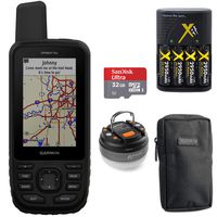 Garmin GPSMAP 66s Loaded TOPO U.S. &Canada Maps + Sandisk Ultra 32gb Memory Card Bundle