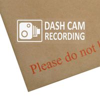 Platinum Place 5 x Dash CAM Recording-3.4x1.2 INCHES-Window Stickers-Vehicle Camera Security Warning Dash Cam Signs-CCTV,Car,Van,Truck,Taxi,Mini Cab,Bus,Coach Warning Camera Recording