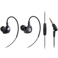 MAGENTA Sports Headphones In-Ear Stereo Earphones Earphones Noise Reduction with Microphone, Camera Headphones (Black