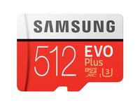 Samsung Memory MB-MC512GAEU 512 GB Evo Plus Micro SD Card with Adapter