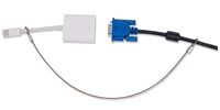 Universal CableTether - Cable Tethers (100 Pack) | Adjustable, Pre-Assembled, Secure Conference Display Adapters, Mac Adapters, VGA Adapters