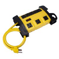 QVS PB8-03 8-Outlet Surge Protector Wallmount PowerBar