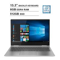 2019 Lenovo Yoga 730 13.3 Inch FHD IPS 2-in-1 Touchscreen Laptop (Intel Quad-Core i5-8250U up to 4.6GHz, 8G RAM, 512GB PCIe SSD, Intel UHD Graphics 620, Backlit Keyboard, JBL Speakers, Win 10)