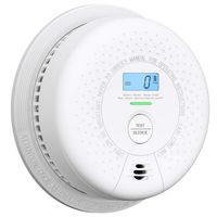 X-Sense 10 Year Battery Carbon Monoxide Alarm, CO Alarm Detector with LCD Display, Compliant with UL 2034 Standard, Auto-Check & Silence Button, CD01