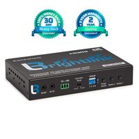 Brightlink 4K HDMI+USB KVM Extender Over IP/Fiber with Built in Video Wall Feature - Receiver ONLY