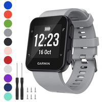 Watbro Band Compatible with Garmin Forerunner 35, Soft Silicone Watch Band Replacement Strap, for Garmin Forerunner 35 Smart Watch, Fit 5.11-9.05 Inch (130mm-230mm) Wrist