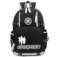 Siawasey Anime Gintama Cosplay Luminous Bookbag Backpack Shoulder Bag School Bag