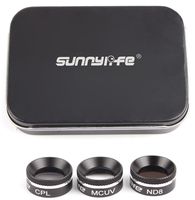 CZFRIEND Camera Lens Filter Set Accessories Hood Lens Protection for DJI MAVIC AIR Drone Quadcopter- ND8 + MUCV + CPL