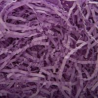 Lilac Crinkle Paper Shred for Gift Box Filler or Kraft, Crinkle Cut Paper Shred Filler for Gift Wrapping & Basket Filling, Perfect for Stuffing Gift Bags (Lilac)