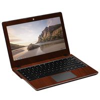 Skinomi Dark Wood Full Body Skin Compatible with Acer Chromebook 11.6 C720 (Full Coverage) TechSkin Anti-Bubble Film