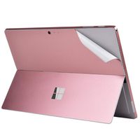 XISICIAO Ultra-Thin Sticker for New Microsoft Surface Pro6, Surface Pro(5th Gen) 2017 Released, Decal Sticker,Vinyl Decorative Laptop Cover Protector Accessories(Rose Gold)