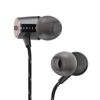 House of Marley Uplift 2 Wired Headphones with a Microphone, Signature Black