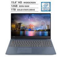 2019 Newest Lenovo Ideapad 330S 15.6" HD Narrow-bezels Widescreen Laptop, Intel Core i3-8130U Processor up to 3.40GHz, 12GB RAM, 1TB Solid State Drive, HDMI, Wireless-AC, Bluetooth, Windows 10, Blue