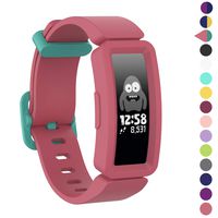 Watbro Compatible with Fitbit Ace 2 Bands for Kids 6+, Soft Silicone Bracelet Accessories Watch Band Repalcement Strap, Colorful Sport Wristbands for Fitbit Ace 2/ Inspire HR for Boys Girls