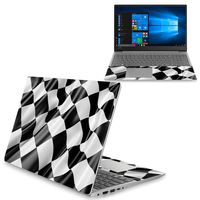 MightySkins Skin Compatible With Lenovo Ideapad 330S 15" (2018) - Race Flag | Protective, Durable, and Unique Vinyl Decal wrap cover | Easy To Apply, Remove, and Change Styles | Made in the USA