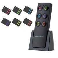 Key Finder, Kyerivs Wireless RF Item Locator Key Tracker Anti-Lost Alarm Keychain, 1 RF Transmitter and 6 Receivers for Key Purse Pet Cell Phone Luggage, Small Things