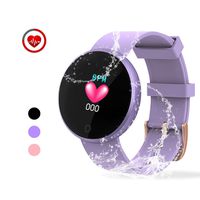 YONKFUL Activity Tracker for Women Smartwatch with Heart Rate Monitor Call & SMS Notification Pedometer IP68 Waterproof Sleep Monitor Smart Bluetooth Bracelet Fitness Gift Purple