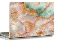 3D Print Laptop Skin Vinyl Sticker Decal, 12" 13" 13.3" 14" 15" 15.4" 15.6 inch Laptop Skin Sticker Cover Art Decal Protector Fits HP Dell Lenovo Compaq Apple Asus Acer (Golden Marble)