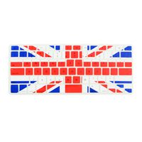 TopCase Flag Keyboard Silicone Cover Skin for Old Generation MacBook Pro 13" 15" 17" Aluminum Unibody (with or w/Out Retina Display) iMac and MacBook 13" + TopCase Mouse Pad (UK)