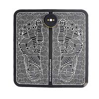 EMS Foot Massager, USB Rechargeable Folding Portable Electric Massage Mat, Electronic Muscle Stimulatior Feet Massage Promoting Blood Circulation Muscle Pain Relief