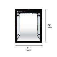 Glo3D LB200 Foldable Photo Studio Lightbox - 41"x 79" Portable LED Photography Tent for Clothes & Models and Many More