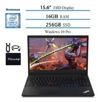 Newest Lenovo ThinkPad E590 15.6" FHD Laptop Computer Notebook, Intel Core i5-8265U (Up to 3.9GHz), 16GB RAM, 256GB SSD, Intel UHD Graphics 620, HDMI, Bluetooth, Windows 10 Pro W/ HESVAP Accessories