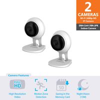 SNH-C6417BN - Samsung Wisenet SmartCam 1080p Full HD Plus Wi-Fi Camera Double Pack