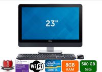 Dell Optiplex 9020 All In One FHD (1920 x 1080) Business PC, Intel 4th Gen Quad Core i5-4570S, 8GB Ram, 500GB HDD, HDMI, VGA, WIFI, DVD-RW, Bluetooth, USB 3.0, Win 10 Pro (Renewed)