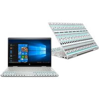 MightySkins Skin Compatible with HP Envy x360 Convertible 15" (2018) - Turquoise Tribal | Protective, Durable, and Unique Vinyl Decal wrap Cover | Easy to Apply, Remove | Made in The USA