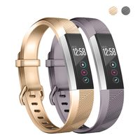 Wekin Replacement Silicone Sport Bands Compatible for Alta and Alta HR Fitness Tracker, Breathable Accessory Bracelet Strap Wristband with Secure Buckle Small(5.5"-6.7")