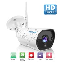 WiFi Camera Outdoor, SZSINOCAM Surveillance CCTV Camera, FHD 1080P Weatherproof Security Camera System Wireless IR LED Night Vision Two-Way Audio, Onvif Motion Detection,Email Alert,Auto-Recording