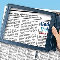 Sheet Magnifier Magnifying Glass 3X A4 Full Page Large Sheet Magnifier Page Magnifying Lens Bookmark Magnifiers for Reading Small Prints Low Vision Aids Solar Projects Elder Hobby Read Magnifiers