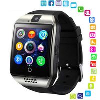 Smart Watch Bluetooth Smartwatch Touch Screen Smart Wrist Watch Fitness Tracker with Camera Pedometer SIM TF Card Slot Compatible iPhone iOS Samsung Android for Kids Women Men