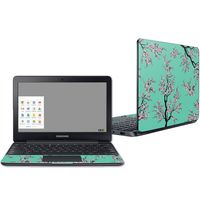 Mightyskins Skin Compatible with Samsung Chromebook 3 11.6" - Cherry Blossom Tree | Protective, Durable, and Unique Vinyl Decal Wrap Cover | Easy to Apply, Remove, and Change Styles | Made in The USA