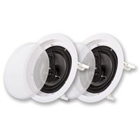 Acoustic Audio CSic63 in Ceiling 6.5" Speaker Pair 3 Way Home Theater Speakers
