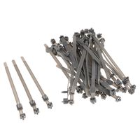 Flameer 48 Pieces 170mm Nylon Cable Zip Ties Wrap Fasten Self-Locking Tie-Wrap Wire