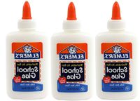 Elmer's Washable No-Run School Glue, 4 oz, 3 Pack