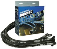 Moroso 73820 Ultra 40 Black Plug Wire Set