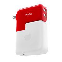 Twelve South Plugbug Duo - Newest Version - All-in-One MacBook GLOBAL Travel Adapter + Dual Iphone/iPad/USB charger
