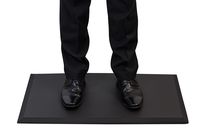 Mount-It! Anti-Fatigue Mat For Standing Desk, Kitchens, Garages, Premium Quality Rubber Gel, 17.7 inches (W) x 29.5 inches (L), Soft Ergonomic Comfort, Black