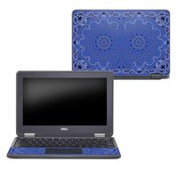 MightySkins Skin Compatible with Dell Chromebook 11" 3189 - Blue Bandana | Protective, Durable, and Unique Vinyl Decal wrap Cover | Easy to Apply, Remove, and Change Styles | Made in The USA