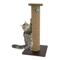 Kitty City Premium 32" Tall Woven Sisal Carpet Cat Scratching Post, Cat Scratching Furniture, Cat Post