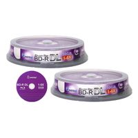Smart Buy 20 Pack Bd-r Dl 50gb 6X Blu-ray Double Layer Recordable Disc Blank Logo Data Video Media 20-Discs Spindle