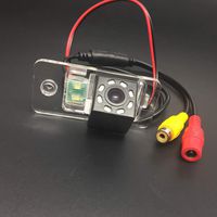 LEDs Car Rear View Camera for Audi A3 A4 S4 RS4 A6 C6 S6 RS6 A8 S8 Q7/Q7 DTI & HD CCD Night Vision Waterproof and Shockproof Reversing Backup Camera (8 LED)