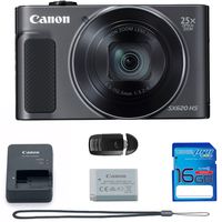 Canon PowerShot SX620 HS Digital Camera (Black) + Deal-Expo Bundle.