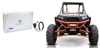 Rockville RXM-S20 1600w 4-Channel Amplifier Amp w/PA Mic For RZR/ATV/UTV/Cart