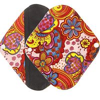 TONSEE Reusable Sanitary Pads for Women, Washable Menstrual Pad (L: 30 * 23cm, Multicolor)