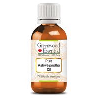 Greenwood Essential Pure Ashwagandha Oil (Withania somnifera) 100% Natural Therapeutic Grade 50ml (1.69 oz)