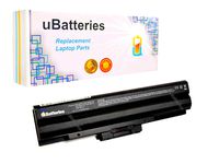 UBatteries Compatible 72Whr Battery Replacement for Sony VPC-YB VPC-Y2 VGP-BPS21/B VGP-BPS13AB VPC-M VGN-FW VGP-BPS13A/R VGP-BPS21A VGN-AW VPC-CW - 11.1V, 6600mAh (Black)